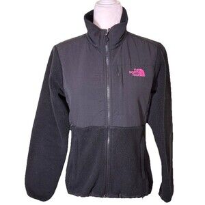 The North Face Women Full Zip Polartec Fleece Pink Ribbon Breast Cancer Jacket S